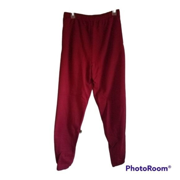 Fruit of the Loom Red Sweatpants/Joggers with Side Pockets Size M NWOT - Picture 1 of 5